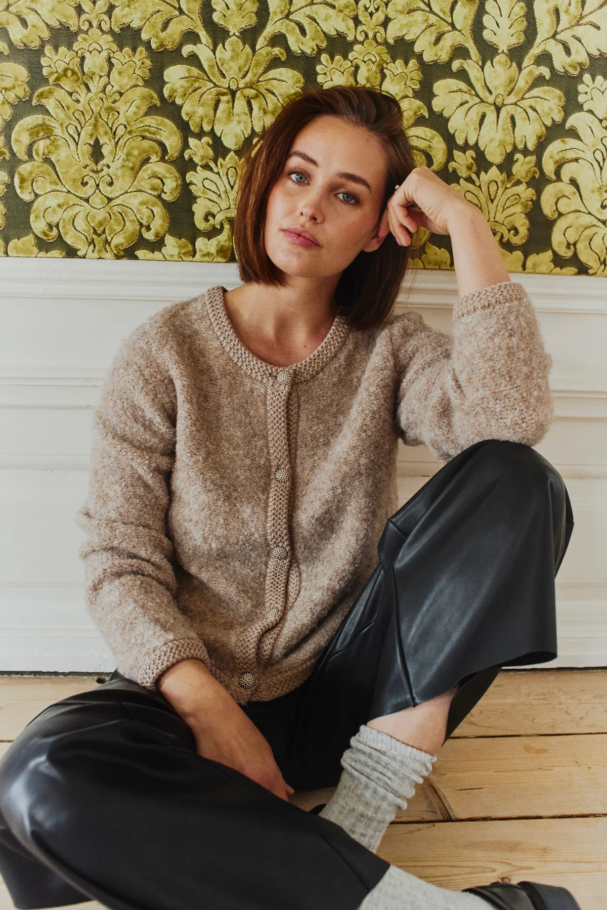 FQGRSCHRISTA - CARDIGAN - BEIGE