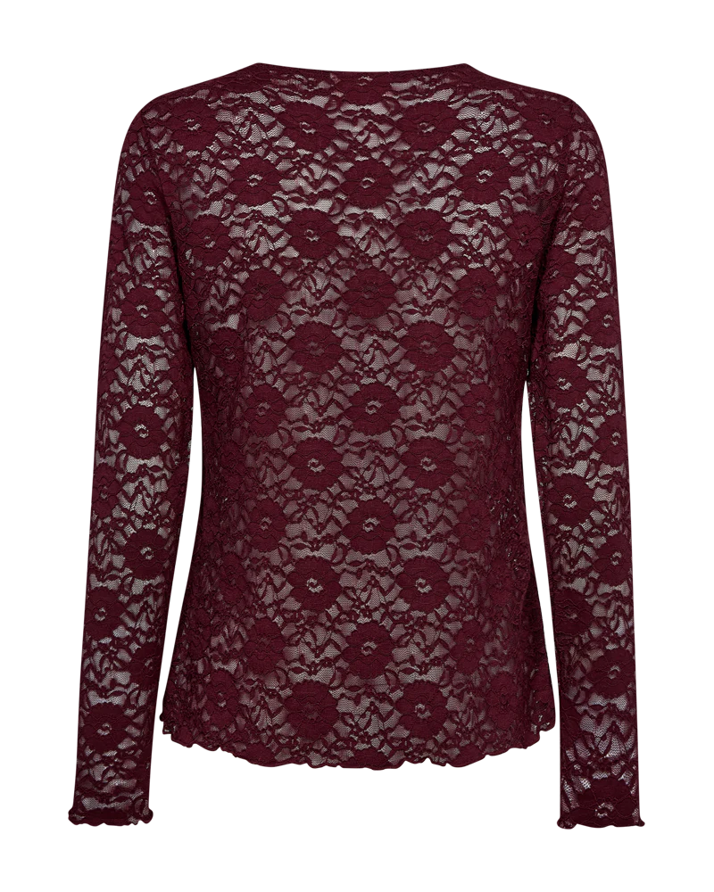 FQLENNON - BLUSE - BORDEAUX