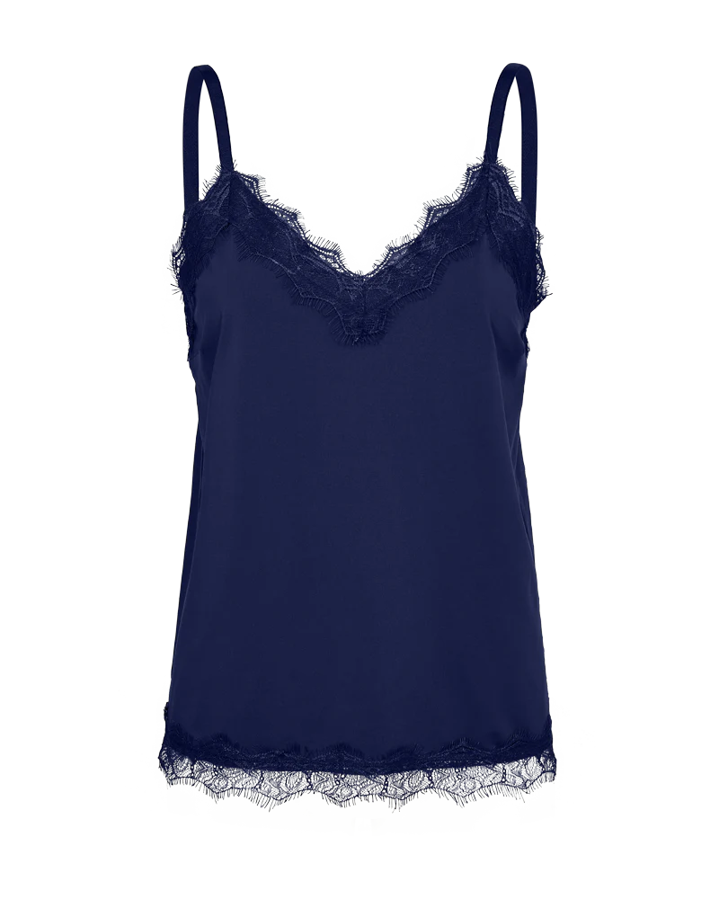 FQBICCO - SPITZENTOP - BLAU