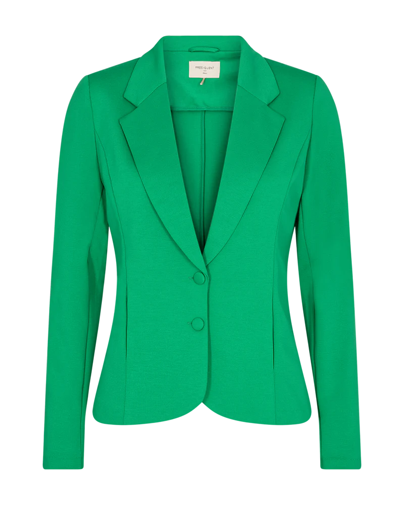 FQNANNI - FIGURBETONTER BLAZER - GRUN