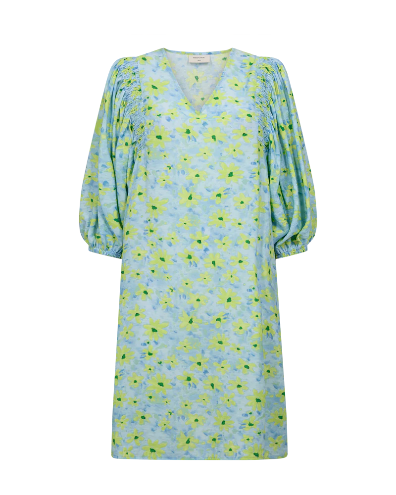 FQJOVI - KLEID - GRÜN UND BLAU