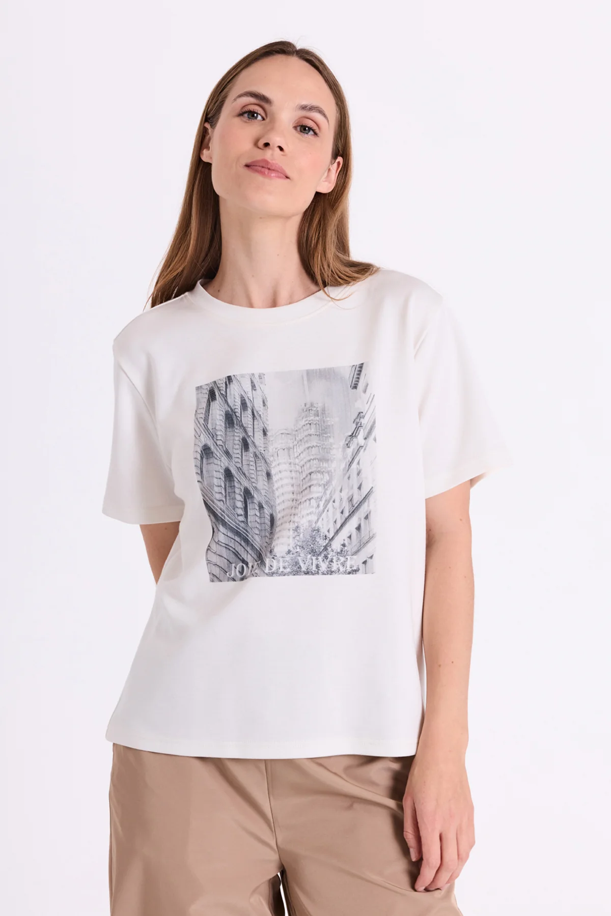 FQMALAK - T-SHIRT - SCHWARZ UND WEISS