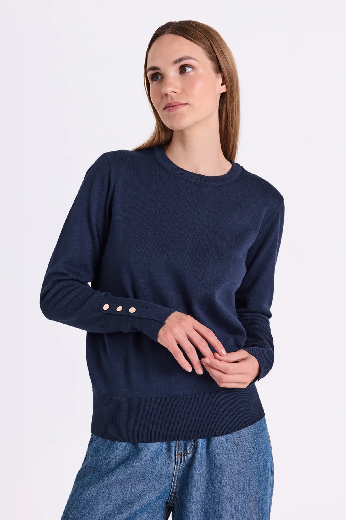 FQKATIE - PULLOVER - BLAU