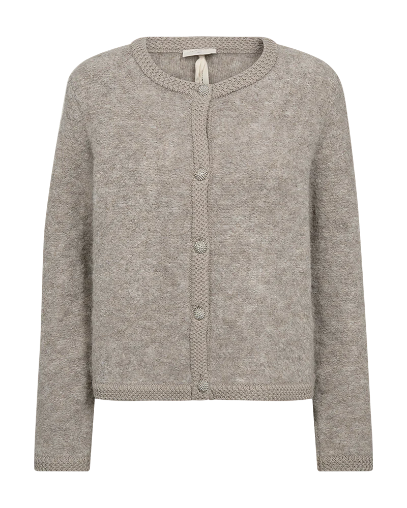 FQGRSCHRISTA - CARDIGAN - BEIGE