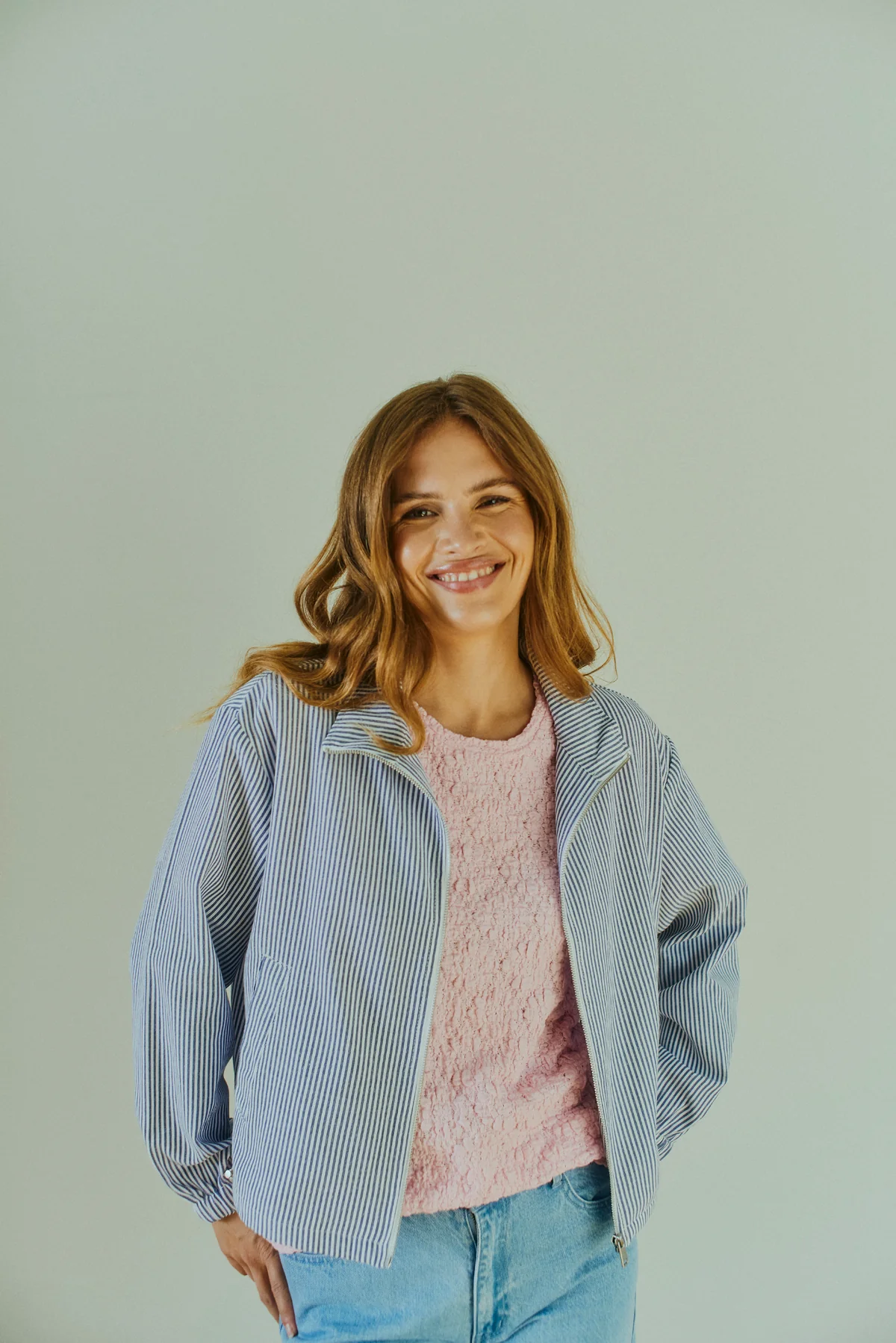 FQKARO - JACKE - WEISS UND BLAU