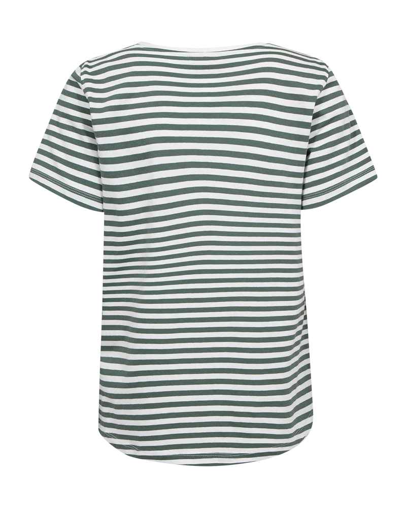 FQMIAN - T-SHIRT - WEISS UND GRÜN