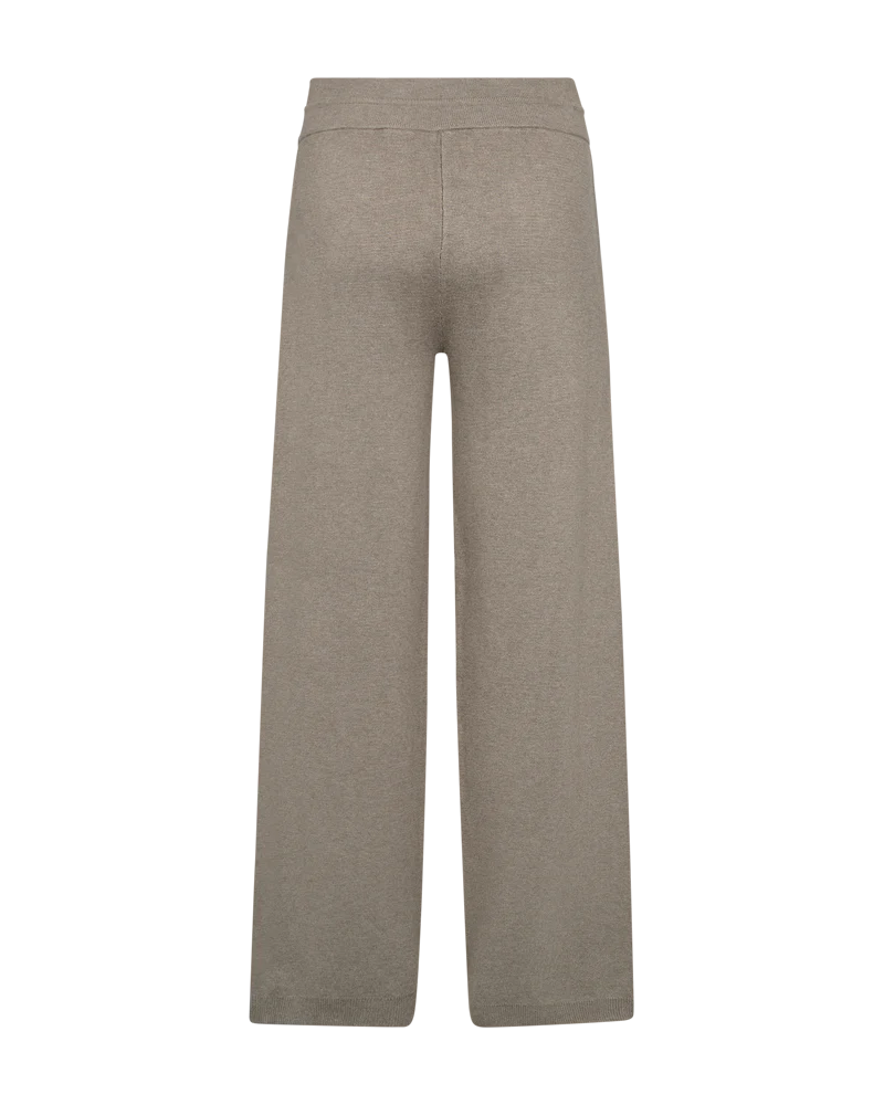 FQANI - HOSE MIT ELASTISCHEM SAUM - BRAUN