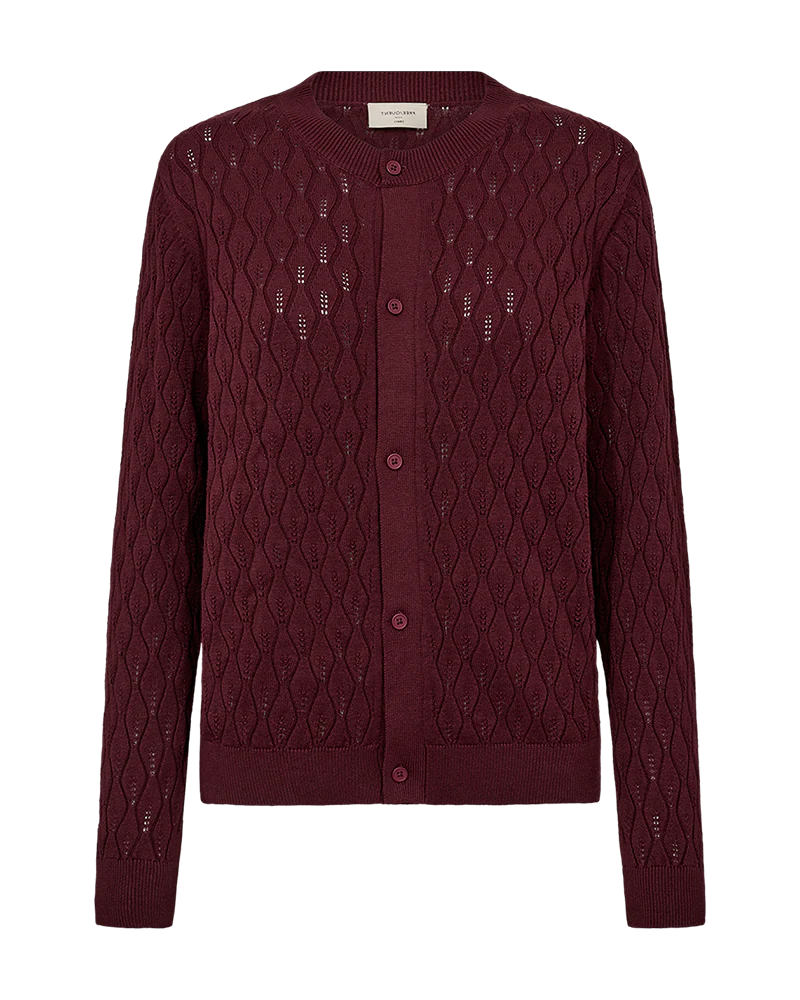 FQDODO - CARDIGAN - BORDEAUX