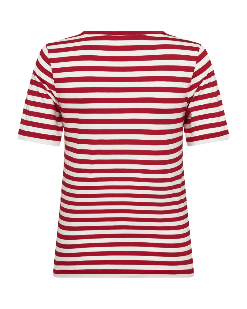 FQLIANA - T-SHIRT - WEISS UND ROT