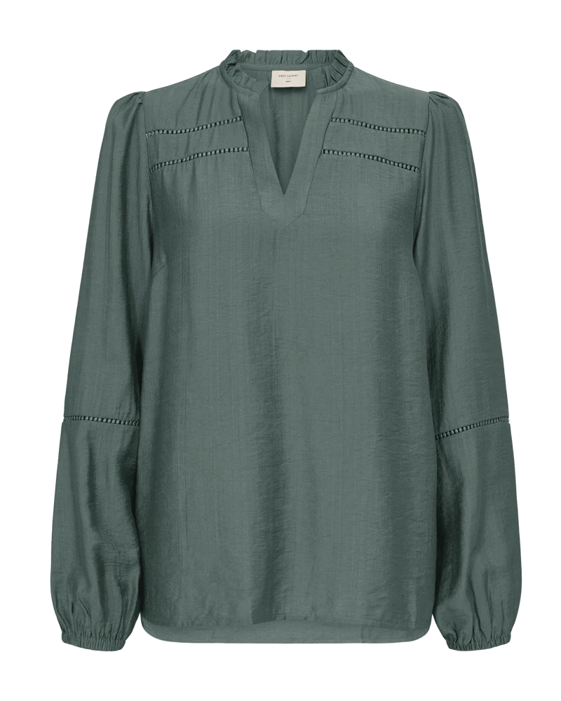 FQANTINA - BLUSE - GRÜN