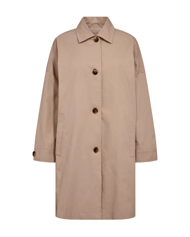 FQZOFIA – LANGE JACKE - BEIGE