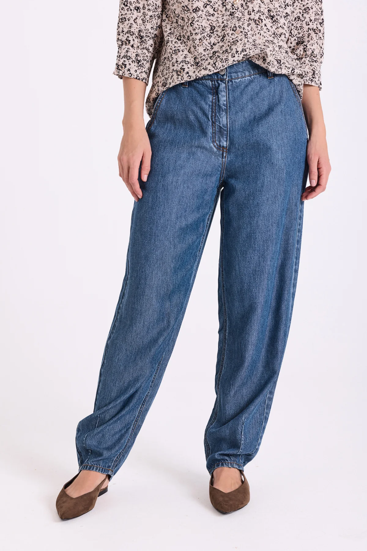 FQMILO – DENIM HOSEN - BLAU