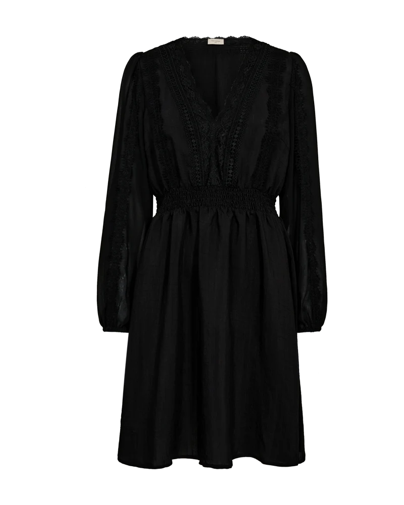 FQSHU - KLEID - SCHWARZ