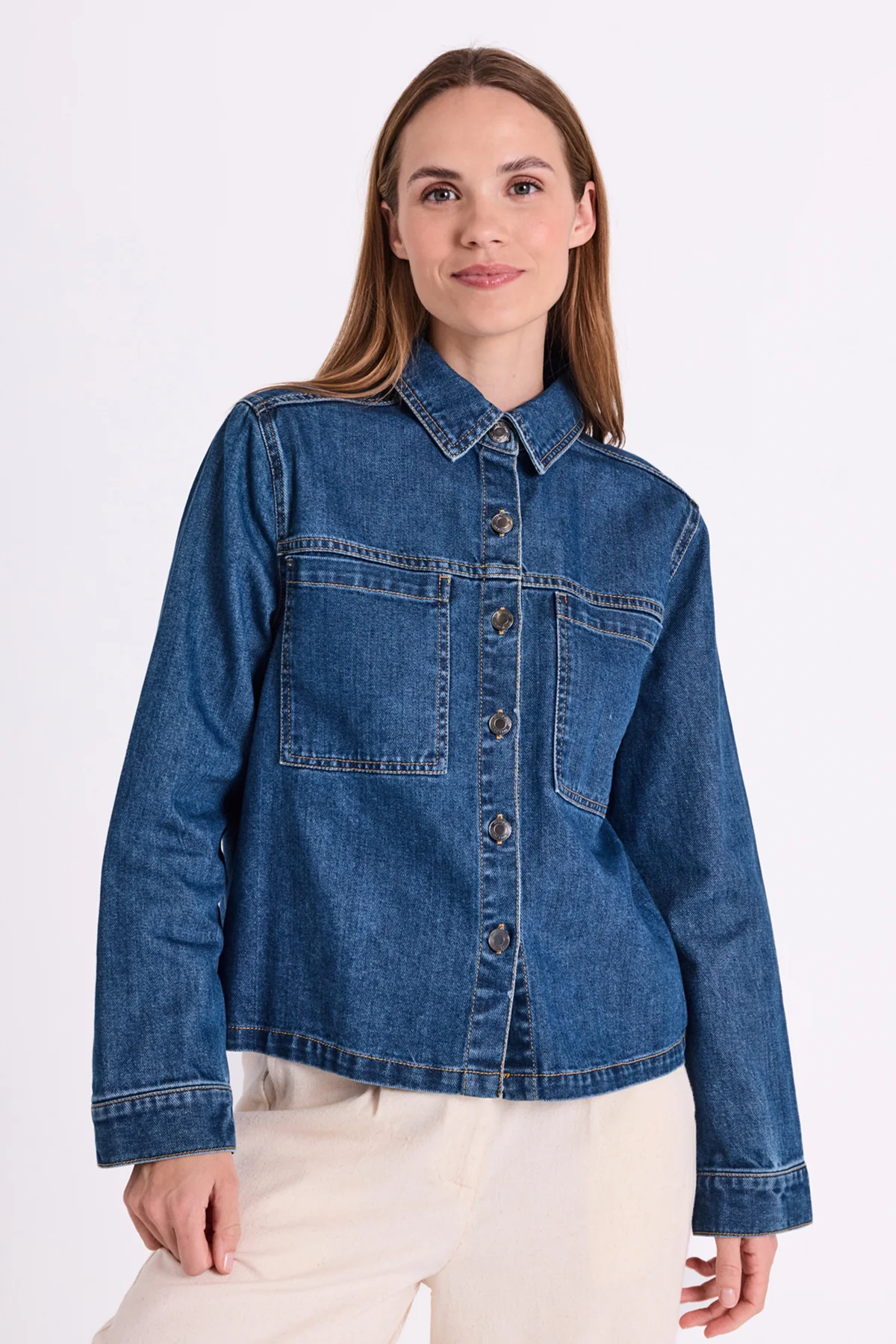 FQRINNA - DENIM-JACKE - BLAU