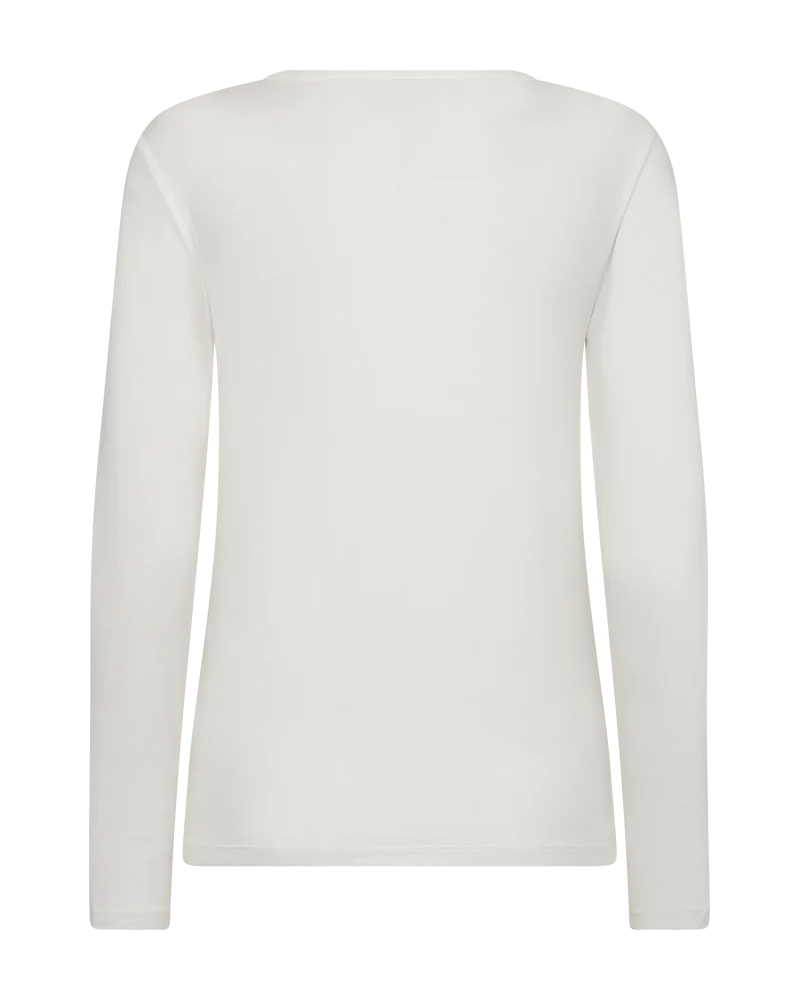 FQLIANA – LANGÄRMLIGES T-SHIRT - WEISS
