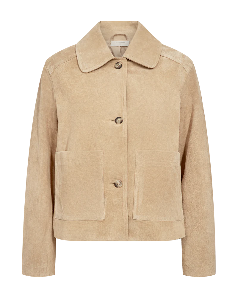 FQPEGGY - WILDLEDERJACKE - BRAUN