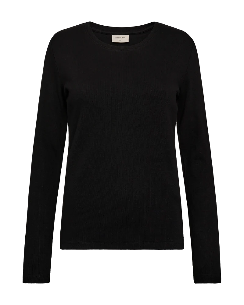 FQEVELYN – LANGARM-T-SHIRT - SCHWARZ