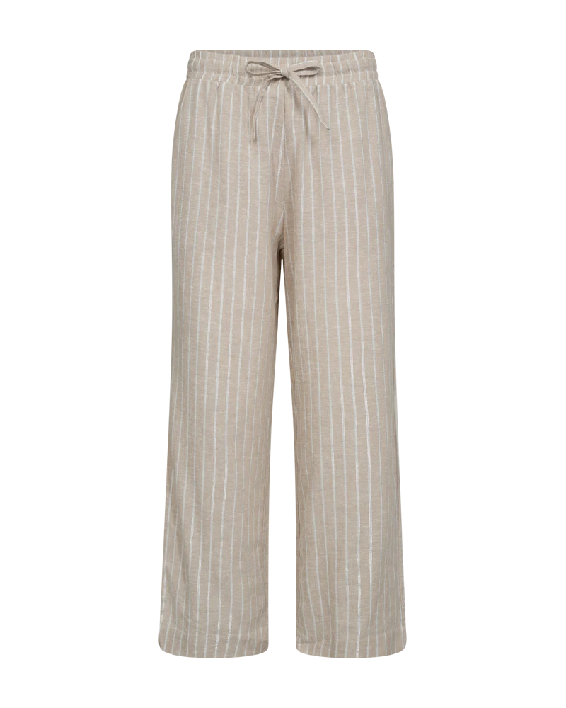 FQLALUX - HOSE - BEIGE UND WEISS