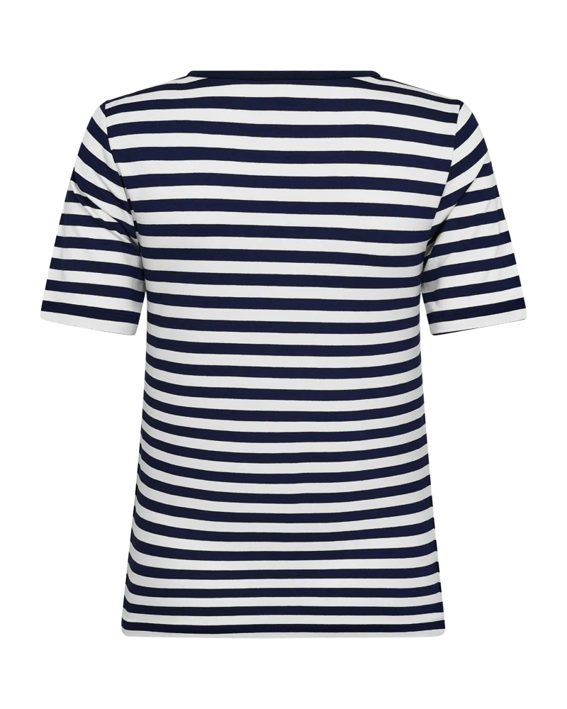FQLIANA - T-SHIRT - WEISS UND  BLAU