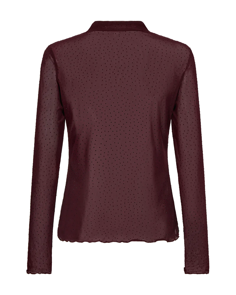 FQISKA – BLUSE - BORDEAUX
