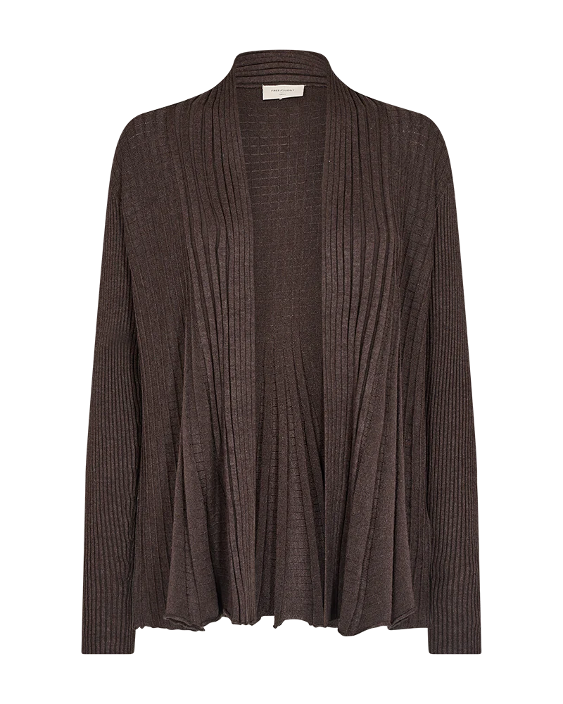 FQCLAUDISSE - CARDIGAN - BRAUN