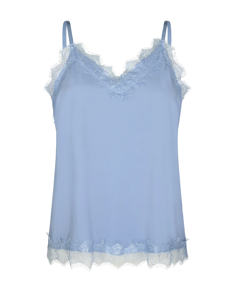 FQBICCO - SPITZENTOP - BLAU