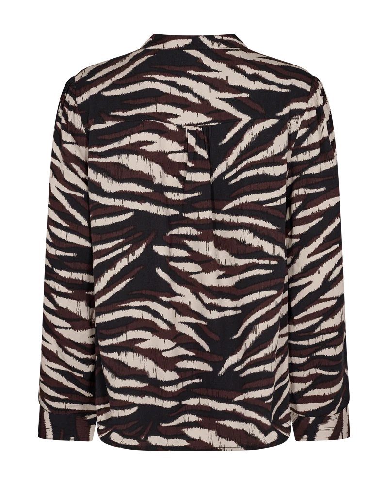FQCAMELI BLUSE - SCHWARZ