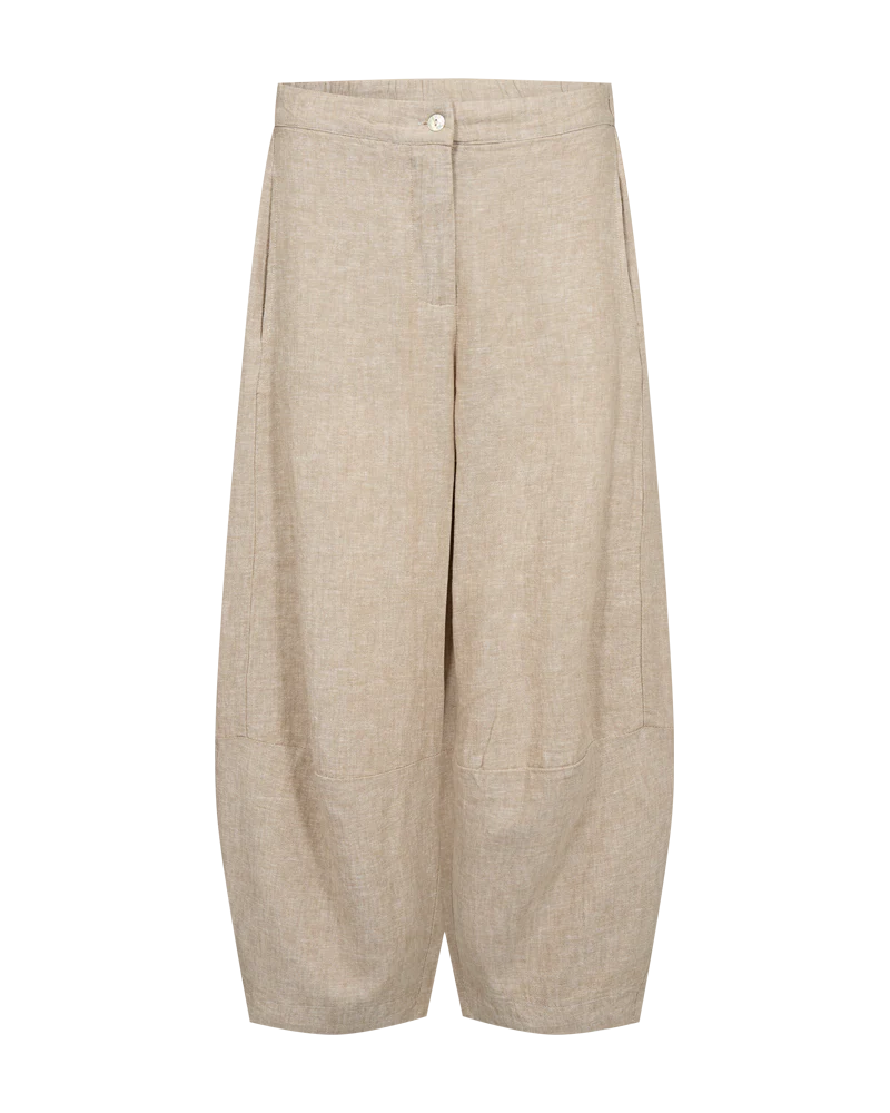 FQLAVA - LEINEN OSE - BEIGE