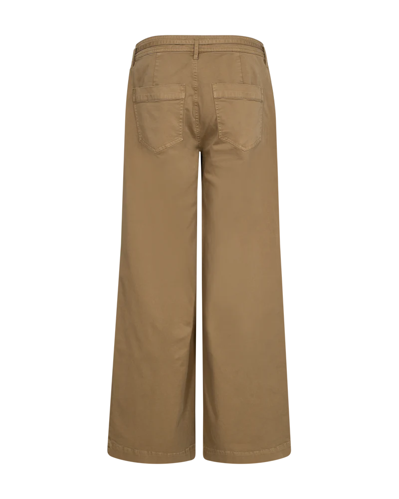 FQINGA – HOSE MIT BÄNDERN - BRAUN