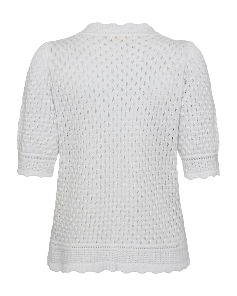 FQGINA - FEINSTRICK-PULLOVER - WEISS