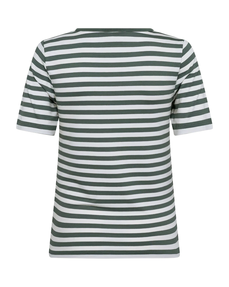 FQLIANA - T-SHIRT - WEISS UND GRUN