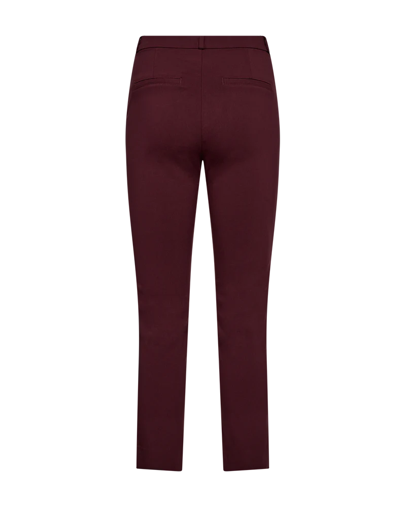 FQSOLVEJ – KNÖCHELLANGE HOSE - BORDEAUX