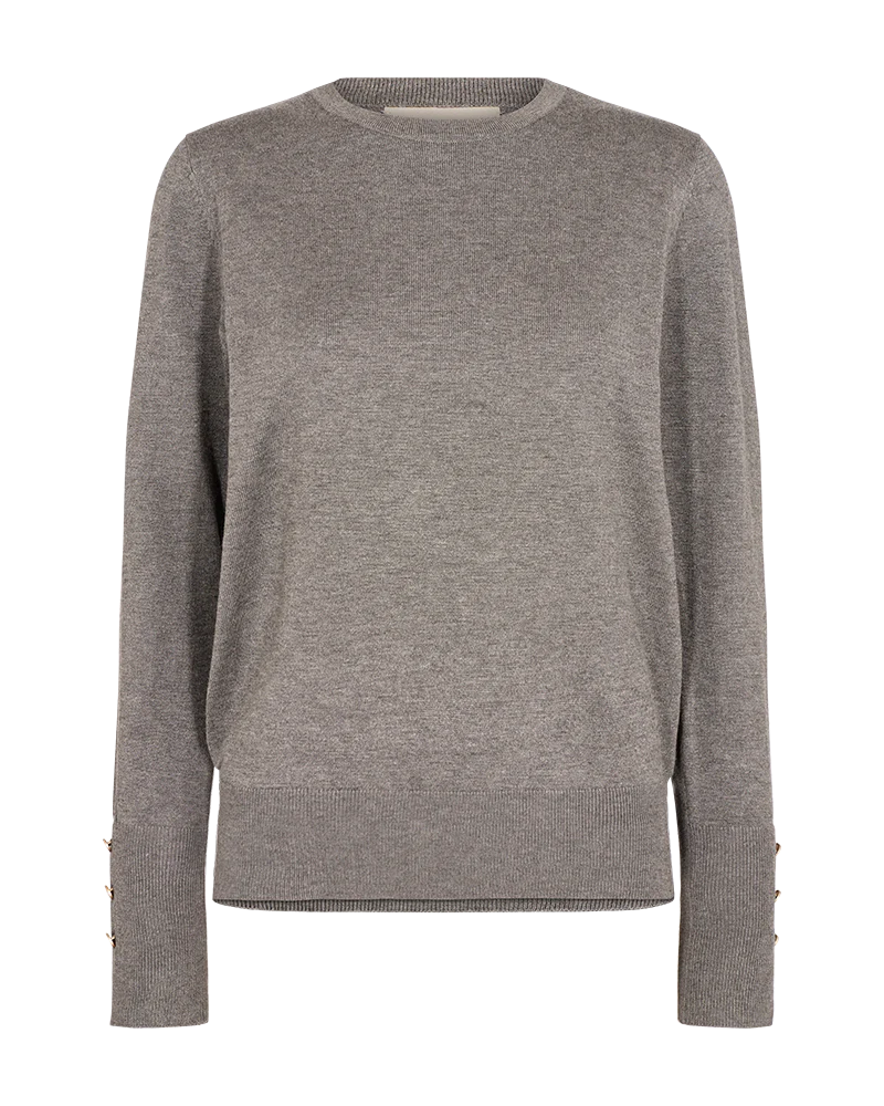 FQKATIE - PULLOVER - GRAU