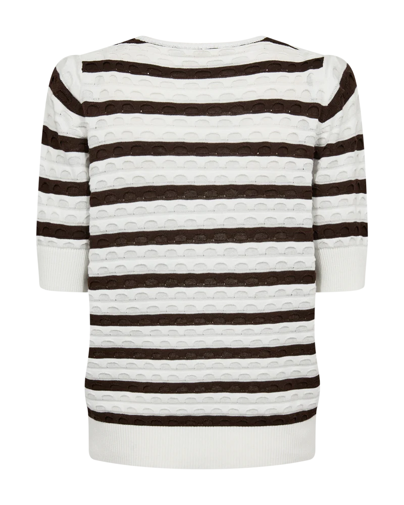 FQDODO - PULLOVER - WEISS UND BRAUN
