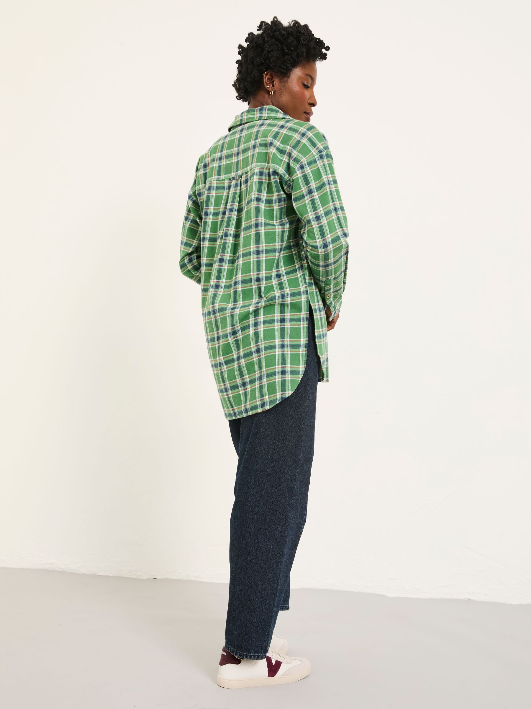 Carolin Green Check Shirt