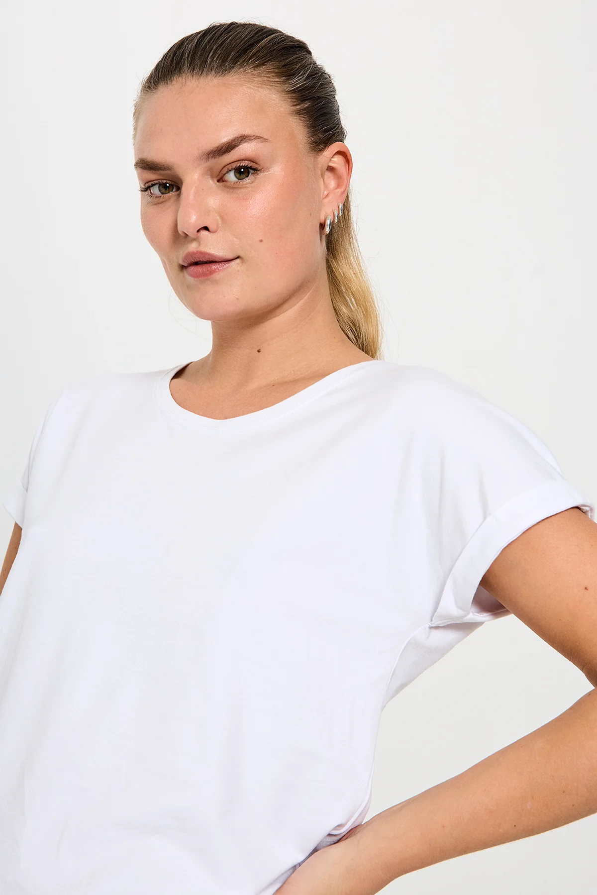 FQJOKE - T-SHIRT - WEISS