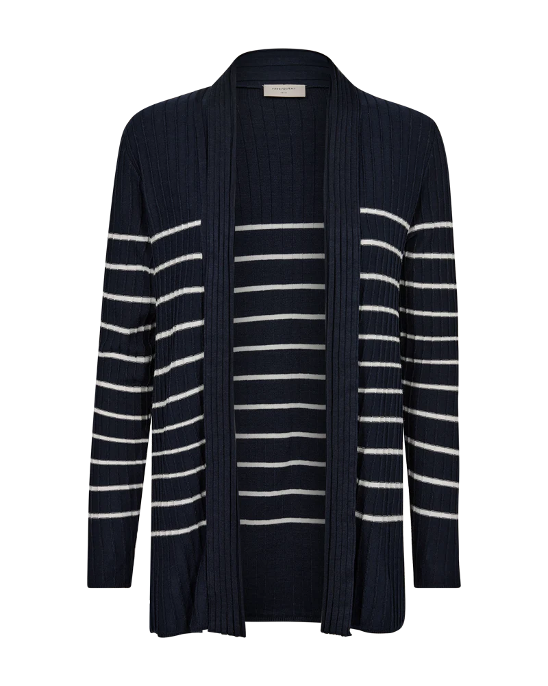 FQCLAUDISSE - CARDIGAN - BLAU UND WEISS