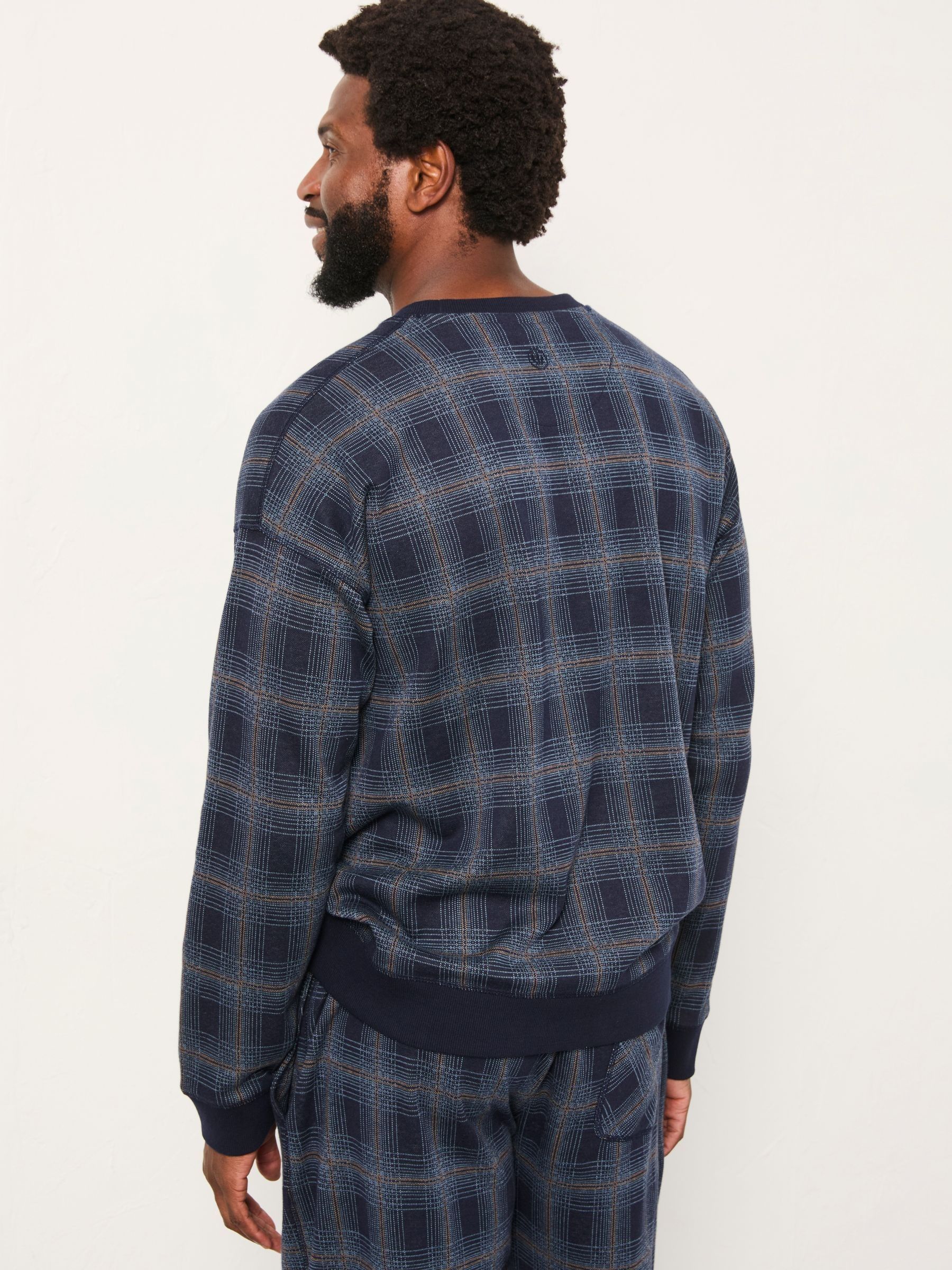 Kemble Navy Check Jumper