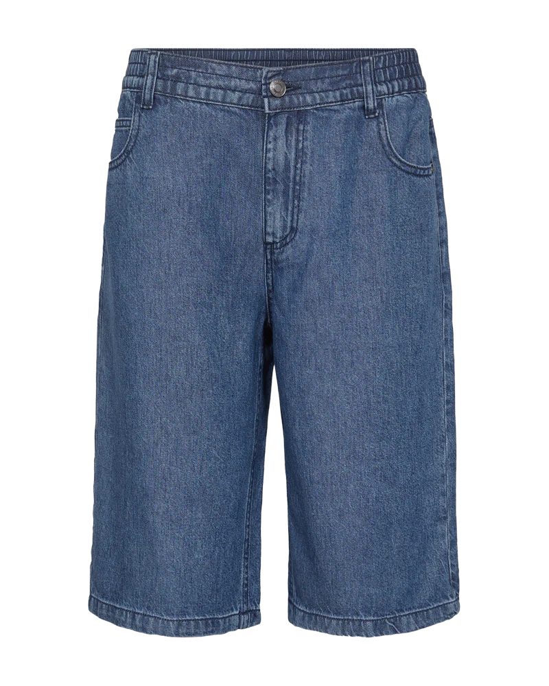 FQCINDA - DENIMSHORTS - BLAU