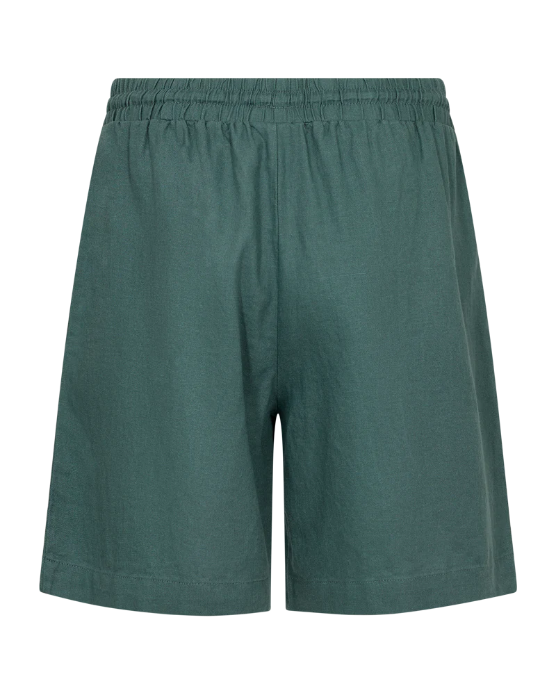FQLAVA - LEINENSHORTS - GRÜN