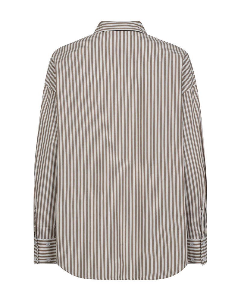 FQCLAIR - HEMD - BEIGE UND WEISS