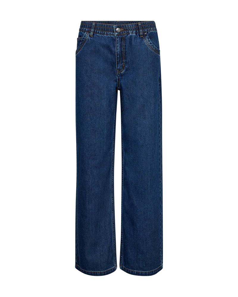 FQRINNA - DENIM-HOSE - BLAU
