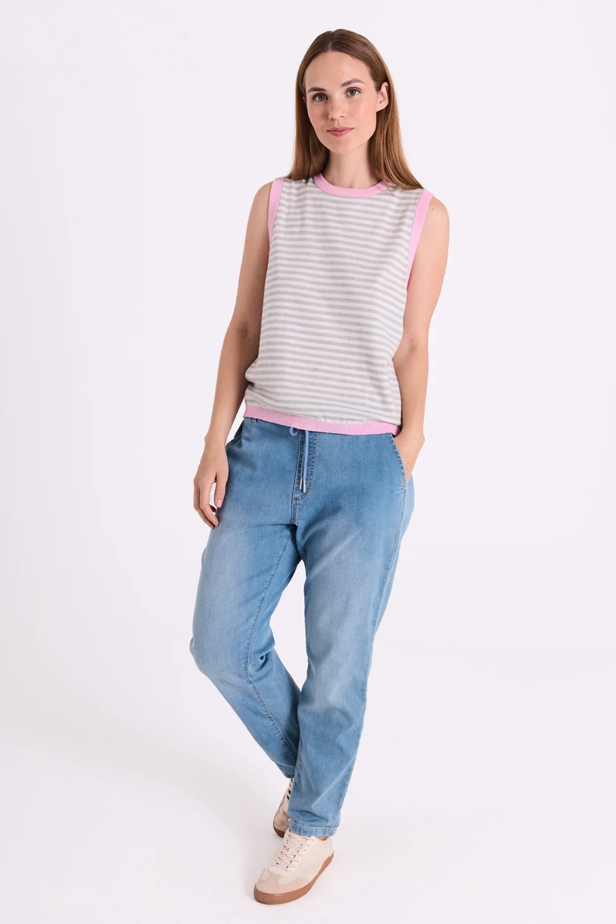 FQMARVIN - HOSE IN DENIM - BLAU