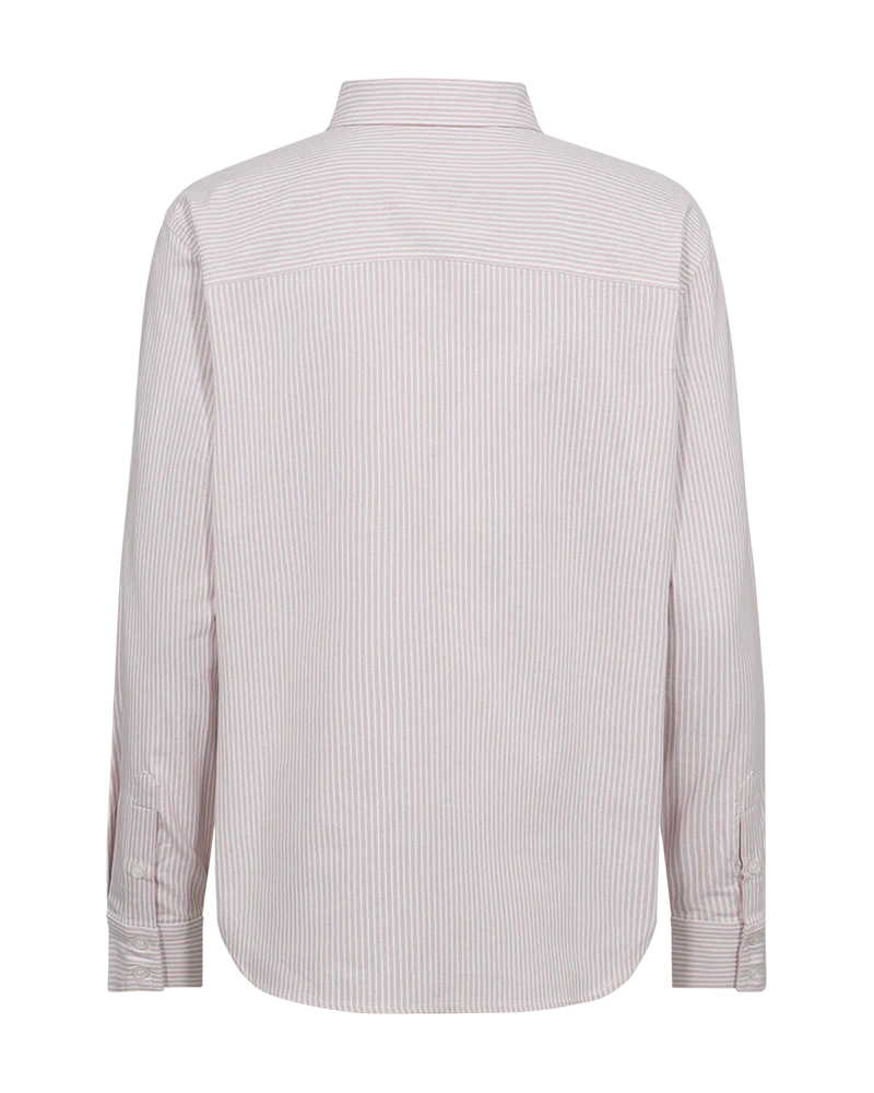 FQOXFORD - HEMD - ROSA UND WEISS