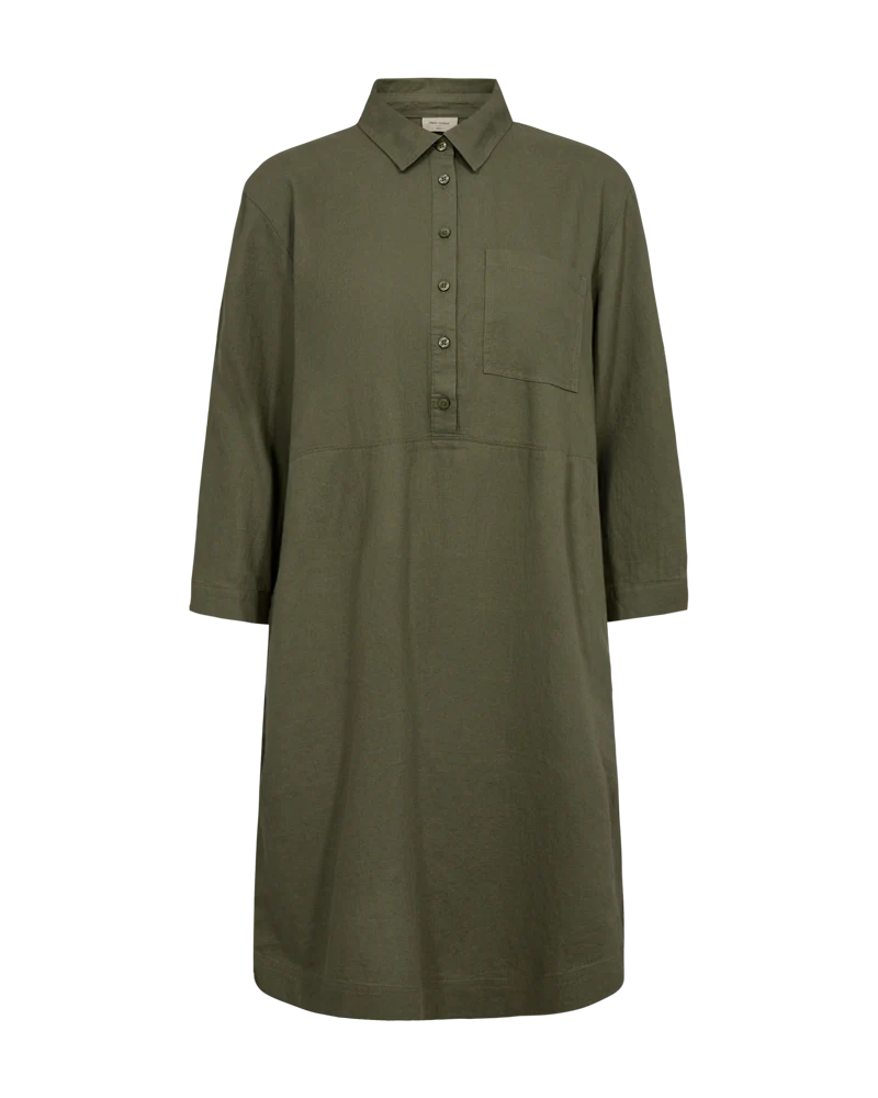 FQLALUNA - LEINENKLEID - GRUN