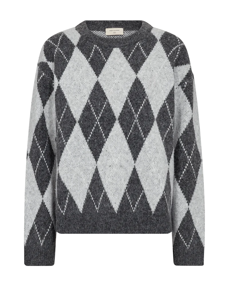 FQARGYLE - PULLOVER - GRAU