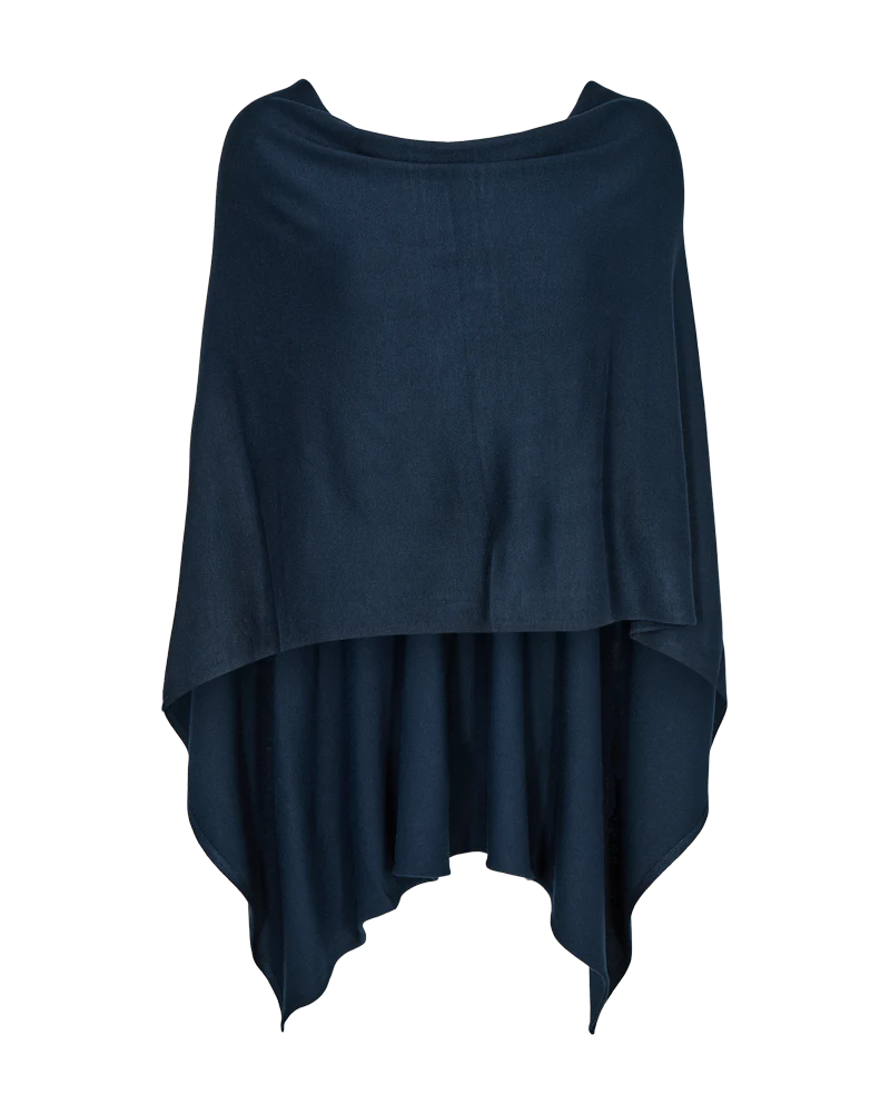 FQCLAUDISSE - PONCHO - BLAU
