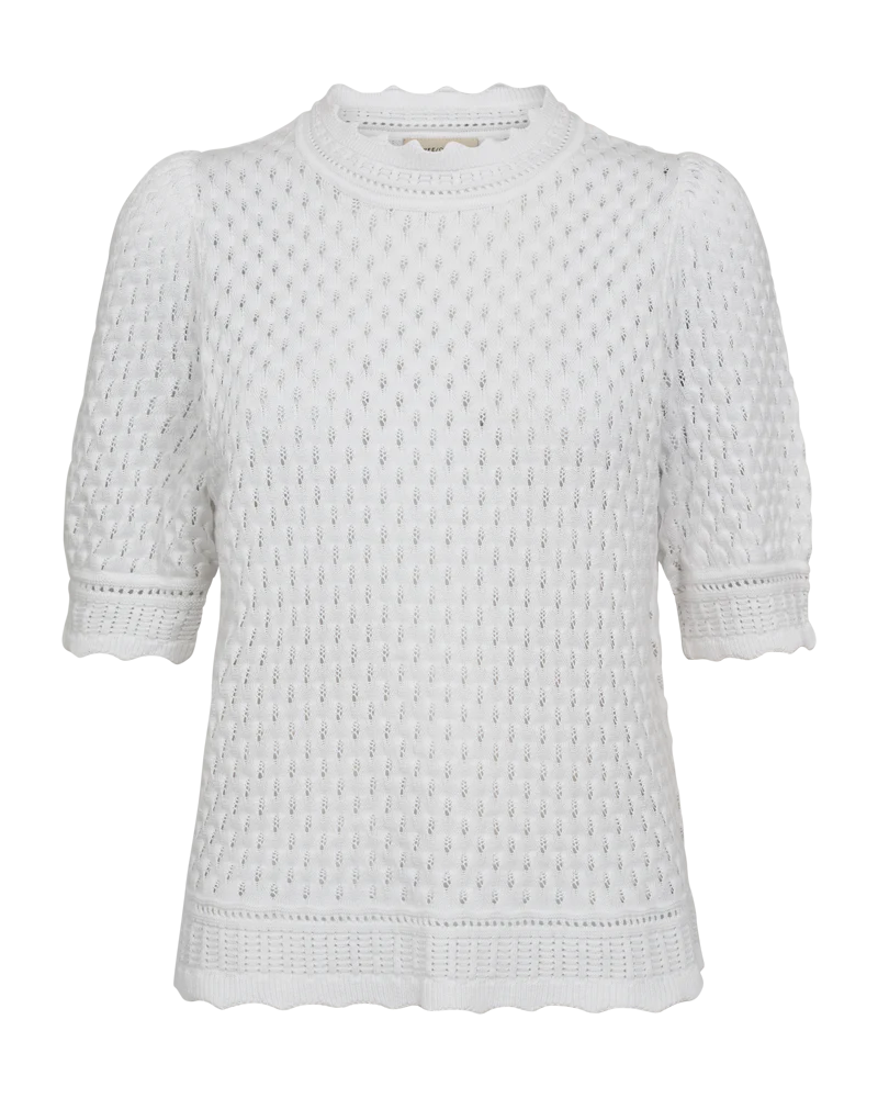FQGINA - FEINSTRICK-PULLOVER - WEISS
