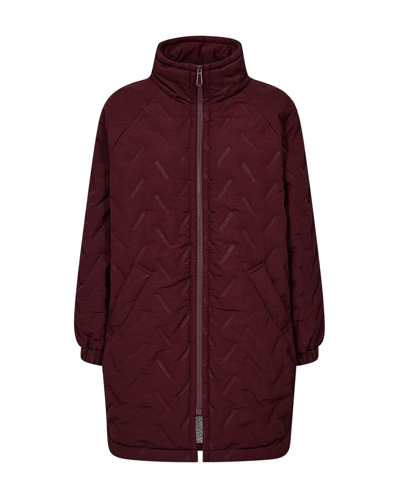 FQCROWN – GESTEPPTE JACKE - BORDEAUX