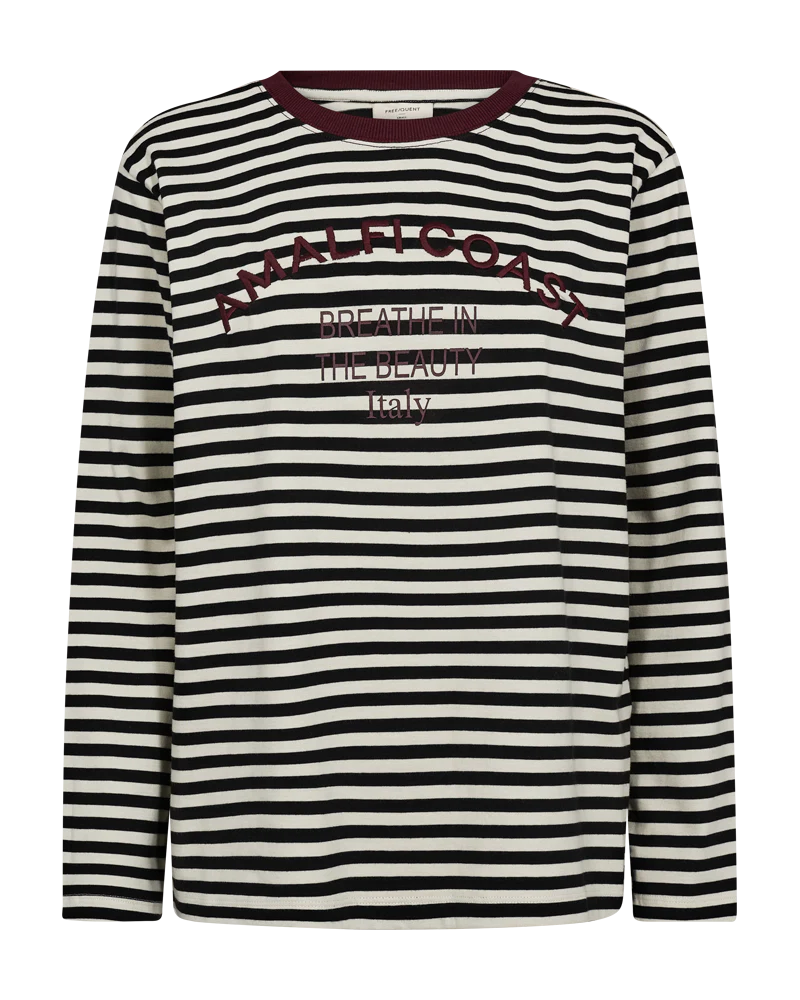 FQJEMMA – LANGÄRMELIGES T-SHIRT - SCHWARZ